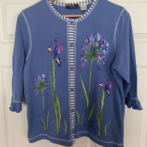 Vintage Onque Casuals Blouse Top